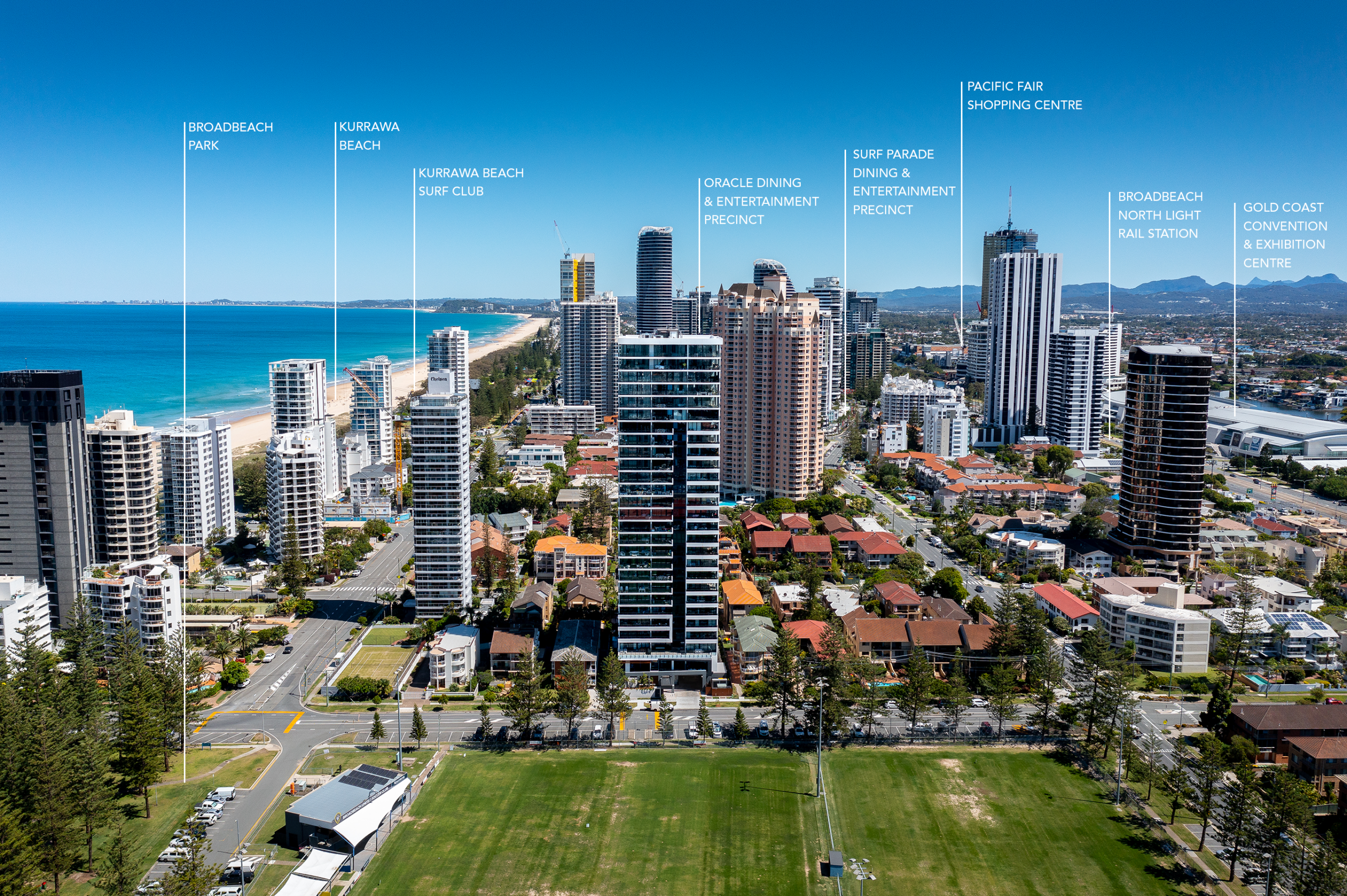 Opus Broadbeach Location Map