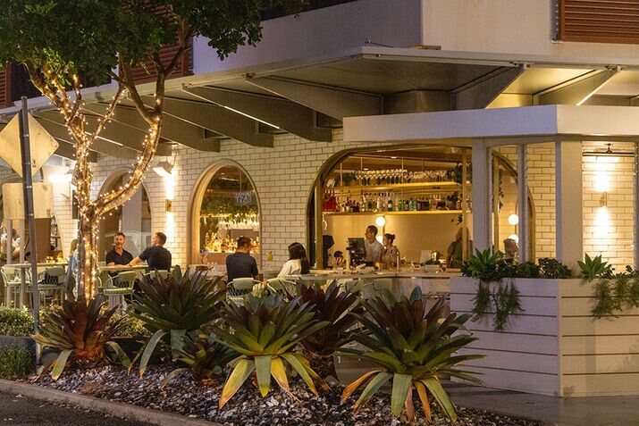 Evening diners at Kost Bar, one of the best restaurants Broadbeach is known for